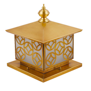 Đèn Trụ Cổng đồng KP4 Z2021 Ø250 x H250